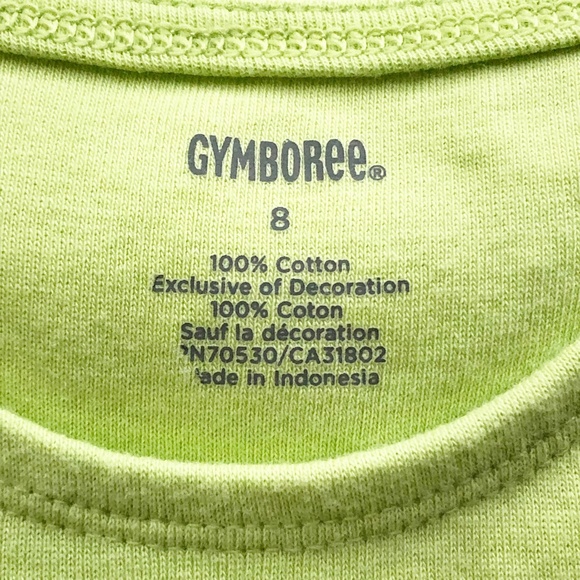 Gymboree "Big Sister" Tank Top Green Size 8 - Picture 3 of 4
